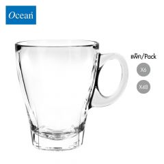 แก้วกาแฟ Glass coffee cup CAFFE AMERICANO MUG 355 ml จากโอเชียนกลาส Ocean glass  แก้วกาแฟดีไซน์สวย