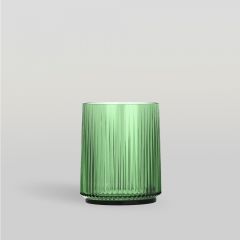 แก้วน้ำ Water glass ILLUM Rock Tahiti Green 300 ml จากพอช POSHcreativeliving แก้วน้ำมินิมอลดีไซน์สวย