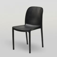 เก้าอี้พลาสติกแบบมีพนักพิง