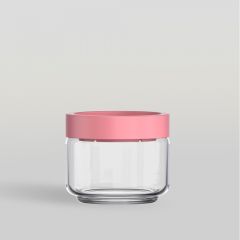 ขวดโหล Storage jar STAX JAR 325 ml (PINK) จากโอเชียนกลาส Ocean glass ขวดโหลดีไซน์สวย