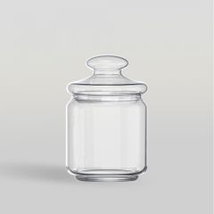 ขวดโหล Storage jar POP JAR500 ml (Glass Lid) จากโอเชียนกลาส Ocean glass ขวดโหลดีไซน์สวย