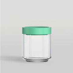 ขวดโหล Storage jar STAX JAR 500 ml (GREEN) จากโอเชียนกลาส Ocean glass ขวดโหลดีไซน์สวย