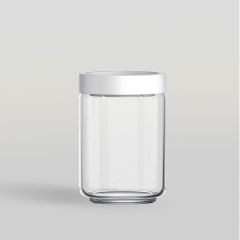 ขวดโหล Storage jar STAX JAR 650 ml (WHITE) จากโอเชียนกลาส Ocean glass ขวดโหลดีไซน์สวย