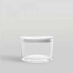 ขวดโหล Storage jar NORMA JAR PURE WHITE 385ml จากโอเชียนกลาส Ocean glass ขวดโหลดีไซน์สวย