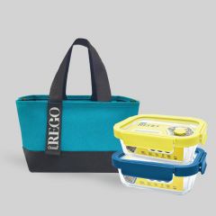เซตกล่องข้าวพร้อมกระเป๋า REGO HAPPY KIT – BLUE OCEAN