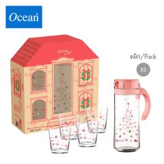 Vibes of Homecoming เซตของขวัญ เหยือกและแก้วน้ำ Ribbon Family Set