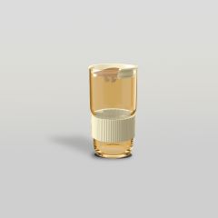 แก้วน้ำ Coffee Lover Personal Glass 630 ml - Light Brown
