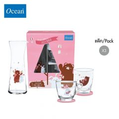 ชุดเหยือกน้ำและแก้ว JELLY BEACH MINI COMBO SET
