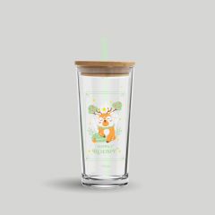 แก้วน้ำ Deer Destiny Personal Glass 570 ml - Green