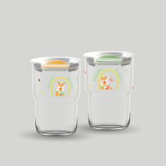 ชุดแก้วน้ำ Deer Destiny Couple Set 460 ml - Green