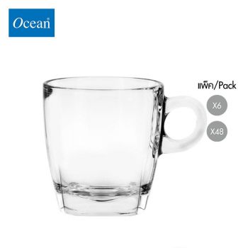 แก้วกาแฟ Glass coffee cup CAFFE CAPPUCCINO CUP 195 ml จากโอเชียนกลาส Ocean glass  แก้วกาแฟดีไซน์สวย