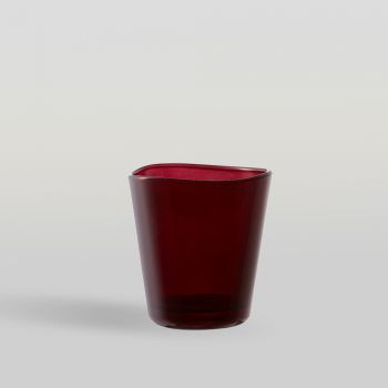 แก้วน้ำ Water glass CENTIQUE ROCK RUBY RED 245 ml จากโอเชียนกลาส Ocean glass แก้วดีไซน์สวย