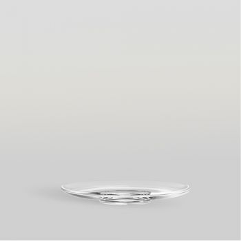 จานแก้ว Glass plate TIME Plate 7 1/2" จากพอช POSHcreativeliving  จานแก้วดีไซน์สวย