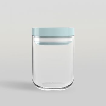 ขวดโหล Storage jar JUNI Pastel Mint 600 ml จากพอช POSHcreativeliving ขวดโหลดีไซน์สวย
