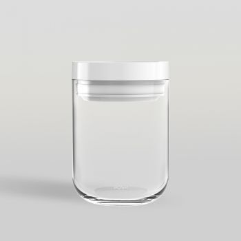 ขวดโหล Storage jar JUNI Frost White 600 ml จากพอช POSHcreativeliving ขวดโหลดีไซน์สวย