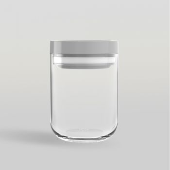ขวดโหล Storage jar JUNI Mirage Grey 600 ml จากพอช POSHcreativeliving ขวดโหลดีไซน์สวย