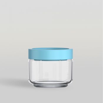 ขวดโหล Storage jar STAX JAR 325 ml (BLUE)  จากโอเชียนกลาส Ocean glass ขวดโหลดีไซน์สวย