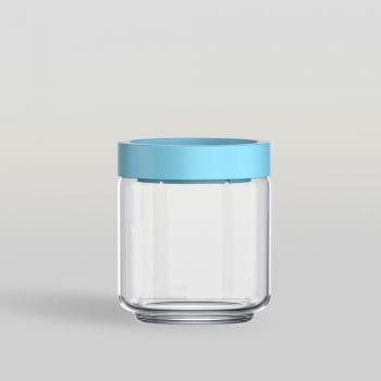ขวดโหล Storage jar STAX JAR 500 ml (BLUE) จากโอเชียนกลาส Ocean glass ขวดโหลดีไซน์สวย