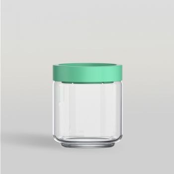 ขวดโหล Storage jar STAX JAR 500 ml (GREEN) จากโอเชียนกลาส Ocean glass ขวดโหลดีไซน์สวย