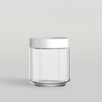ขวดโหล Storage jar STAX JAR 500 ml (WHITE) จากโอเชียนกลาส Ocean glass ขวดโหลดีไซน์สวย
