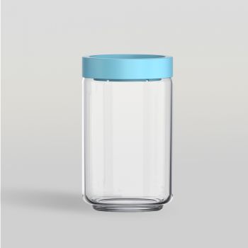 ขวดโหล Storage jar STAX JAR 750 ml (BLUE) จากโอเชียนกลาส Ocean glass ขวดโหลดีไซน์สวย