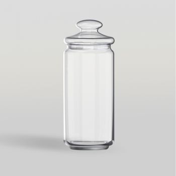 ขวดโหล Storage jar POP JAR1000 ml (Glass Lid) จากโอเชียนกลาส Ocean glass ขวดโหลดีไซน์สวย