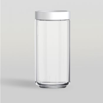 ขวดโหล Storage jar STAX JAR 1000 ml (WHITE) จากโอเชียนกลาส Ocean glass ขวดโหลดีไซน์สวย