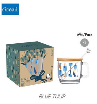 แก้วกาแฟ COFFEE MUG PLAYFUL BLUE TULIP 485 ML