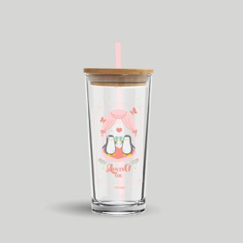 Penguin Passion Personal Glass 570 ml - Pink